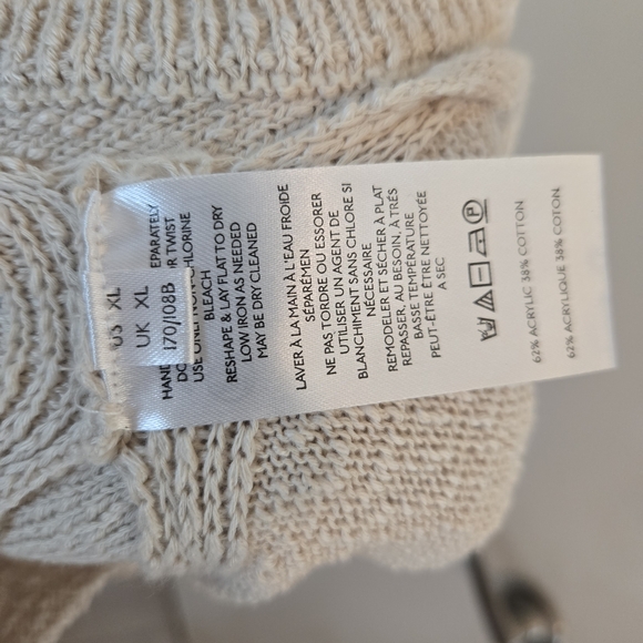 Free People Beach Miranda Sweater Set Sleeveless Knit Dress Sz XL New With Tag - Picture 13 of 15